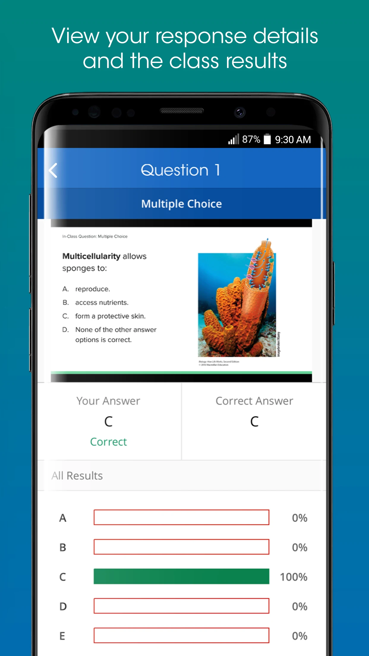 iClicker Student screenshot