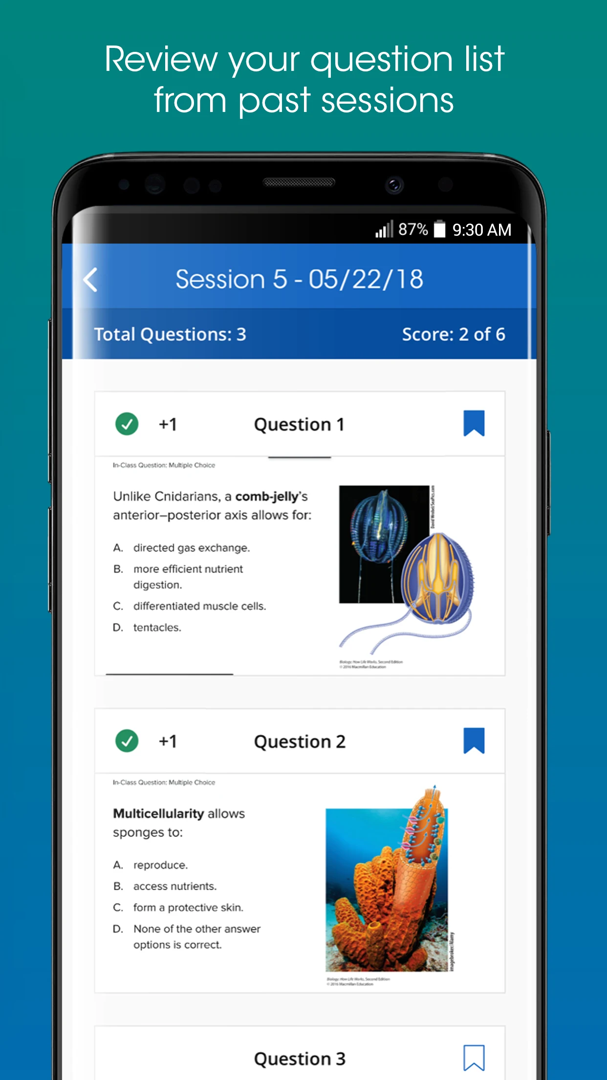 iClicker Student screenshot